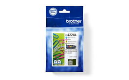 Brother LC422XLVALDR Multipack Cartuchos de Tinta de Alto Rendimiento Negra, Cyan, Magenta y Amarilla