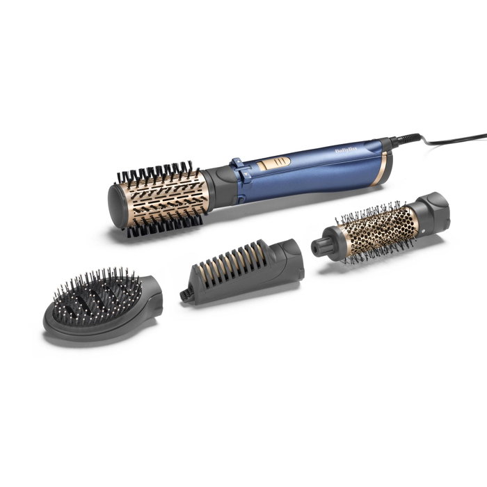 BaByliss Cepillo de Aire Rotatorio Style Pro 1000 AS965E Oro y Verde azulado