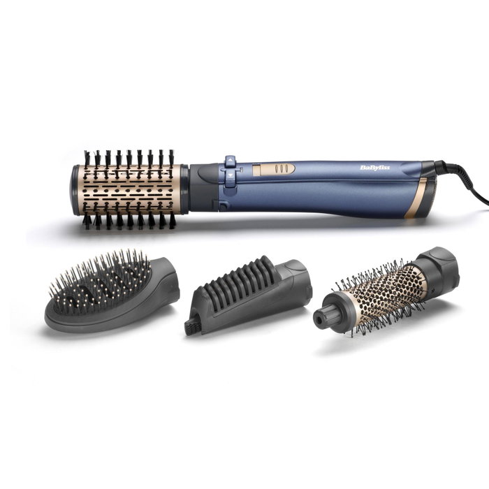 BaByliss Cepillo de Aire Rotatorio Style Pro 1000 AS965E Oro y Verde azulado