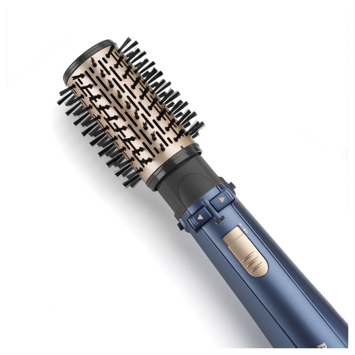 BaByliss Style Pro 1000 AS965E Cepillo de Aire Rotatorio, Oro y Verde azulado