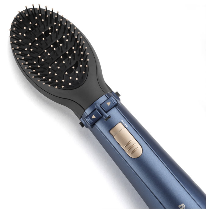 BaByliss Style Pro 1000 AS965E Cepillo de Aire Rotatorio, Oro y Verde azulado