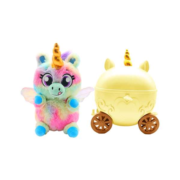 Bizak Carroza Reino Magico con Figura Unicornio Sorpresa y Accesorios 24,5x24x16 cm