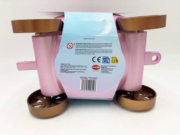 Bizak Carroza Reino Magico con Figura Unicornio Sorpresa y Accesorios 24,5x24x16 cm