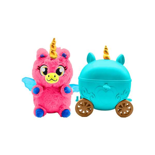 Bizak Carroza Reino Magico con Figura Unicornio Sorpresa y Accesorios 24,5x24x16 cm