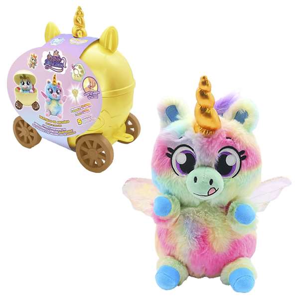 Bizak Carroza Reino Magico con Figura Unicornio Sorpresa y Accesorios 24,5x24x16 cm