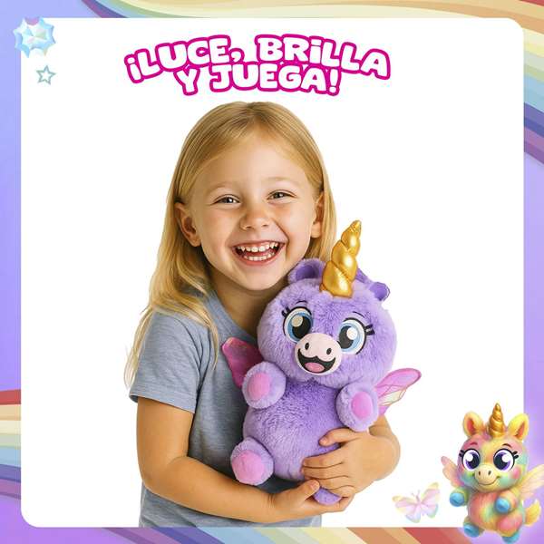 Bizak Carroza Reino Magico con Figura Unicornio Sorpresa y Accesorios 24,5x24x16 cm