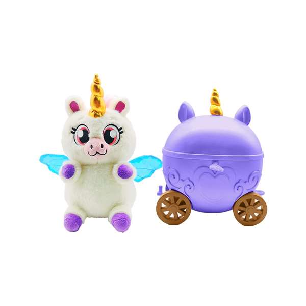 Bizak Carroza Reino Magico con Figura Unicornio Sorpresa y Accesorios 24,5x24x16 cm