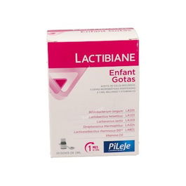PILEJE Lactibiane Enfant Probiótico Infantil con Vitamina D3, 30ml