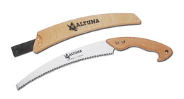 ALTUNA Serrucho Curvo Japonés 29601 330 con Mango de Madera y Funda