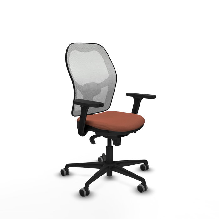 PIQUERAS Y CRESPO Silla de oficina Jorquera Marrón y Blanco PIQUERAS Y CRESPO Silla de oficina Jorquera Marrón y Blanco