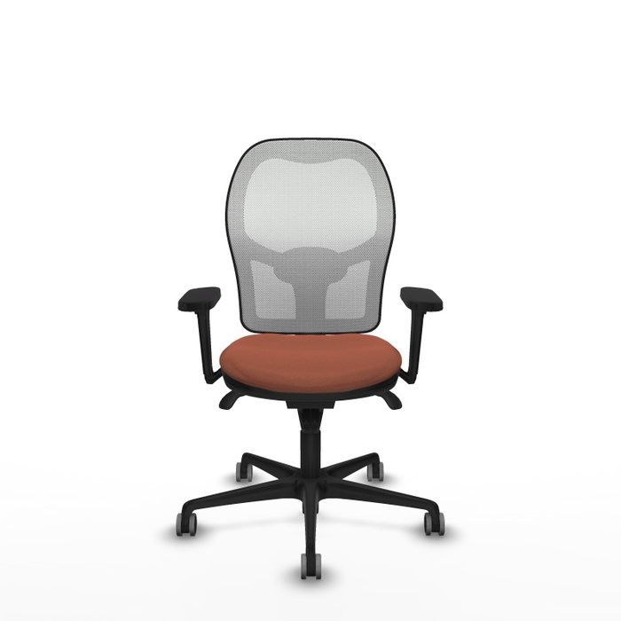 PIQUERAS Y CRESPO Silla de oficina Jorquera Marrón y Blanco PIQUERAS Y CRESPO Silla de oficina Jorquera Marrón y Blanco