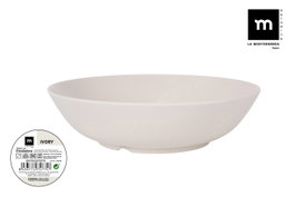 La Mediterranea Ensaladera de Melamina Ivory 25 cm x 6.5 cm (12 Unidades)</html>