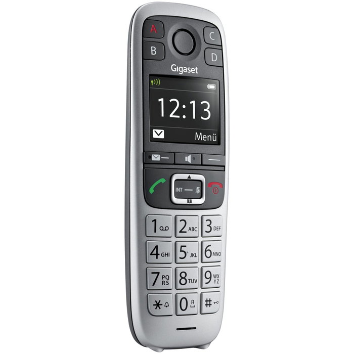Gigaset E560HX Teléfono DECT/analógico Inalámbrico Gris, Plata