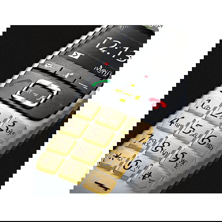 Gigaset E560HX Teléfono Inalámbrico DECT/Analógico Manos Libres Identificador de Llamadas Gris Plata