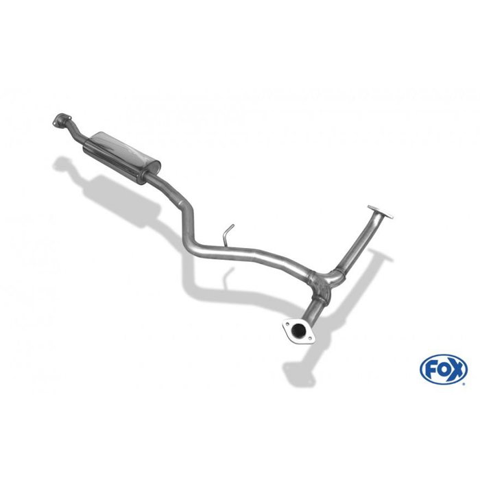 FOX FXSU052000-VSD Silenciador Delantero para Subaru Forester 2.0L / 2.5L - Homologación ECE, Desde 2007