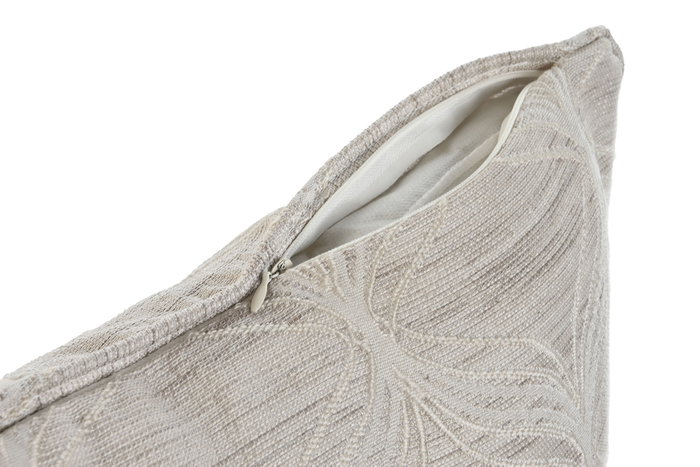 DKD Home Decor Cojín Jacquard Beige 45x45x45 cm