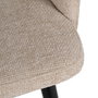 Silla Crema Tejido-Metal Salón 53 X 53 X 77 cm (Set de 2)