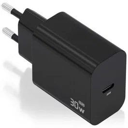 AISENS Cargador USB-C PD3.0 GaN 30W A110-0941 Negro