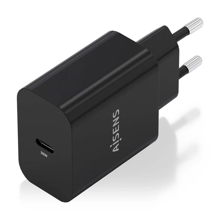 Aisens Cargador GaN 30W USB-C PD3.0 Negro A110-0941 Aisens Cargador GaN 30W USB-C PD3.0 Negro A110-0941