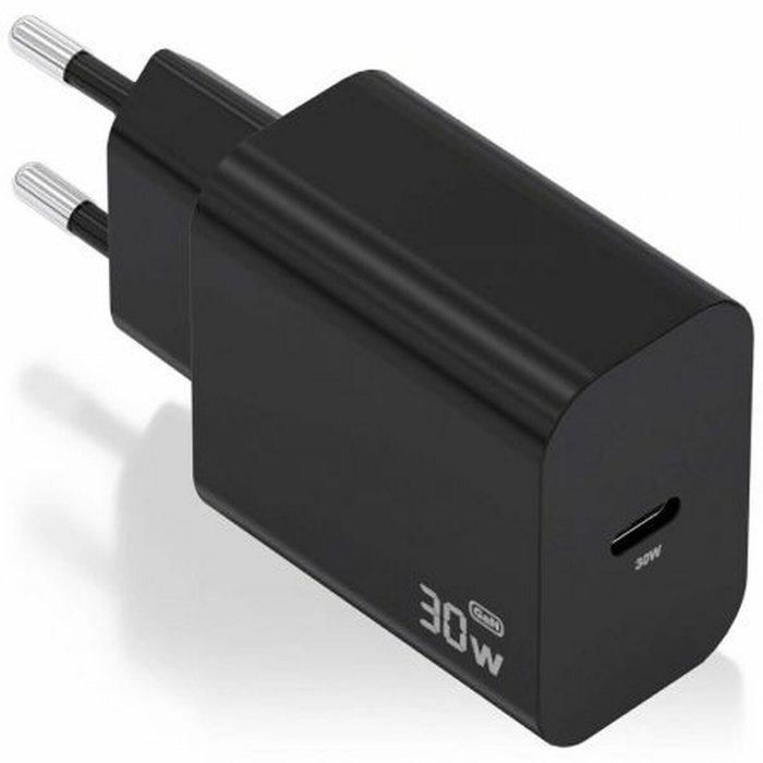 AISENS Cargador GaN USB-C 30W Negro A110-0941 AISENS Cargador GaN USB-C 30W Negro A110-0941
