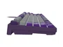 Fury Kanabo K2 Teclado Mecánico USB Qwerty US Blanco Retroiluminado Blanco Gris Morado