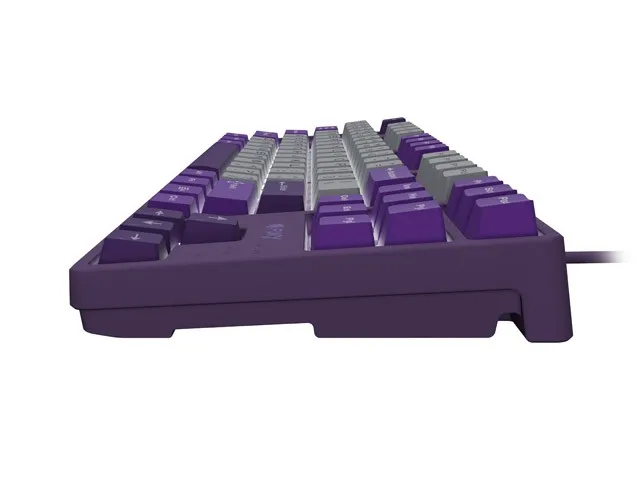 Fury Kanabo K2 Teclado Mecánico USB Qwerty US Blanco Retroiluminado Blanco Gris Morado Fury Kanabo K2 Teclado Mecánico USB Qwerty US Blanco Retroiluminado Blanco Gris Morado