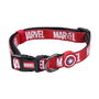 Marvel Collar Premium para Perros Talla S/M Color Rojo