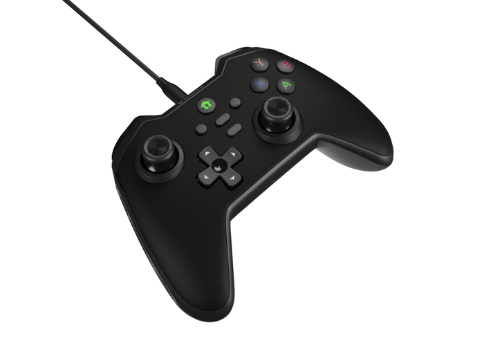 GENESIS Mangan 300 Gamepad Negro USB Analógico/Digital para Android, Nintendo Switch, PC