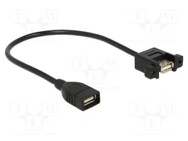 DeLOCK Cable USB 2.0 hembra a hembra de 0,25 m