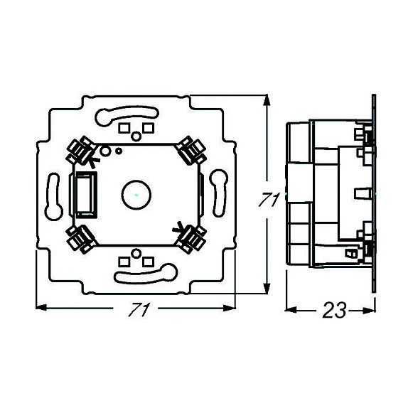 BUSCH-JAEGER 6120/12-101 Up-Busankoppler para Sensores BUSCH-JAEGER 6120/12-101 Up-Busankoppler para Sensores