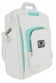 Approx Mochila Bandolera para Portátil 15.6 Pulgadas Turquesa y Blanco appNBST15WBL