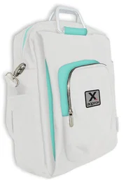 Approx Mochila Bandolera para Portátil 15.6 Pulgadas Turquesa y Blanco appNBST15WBL