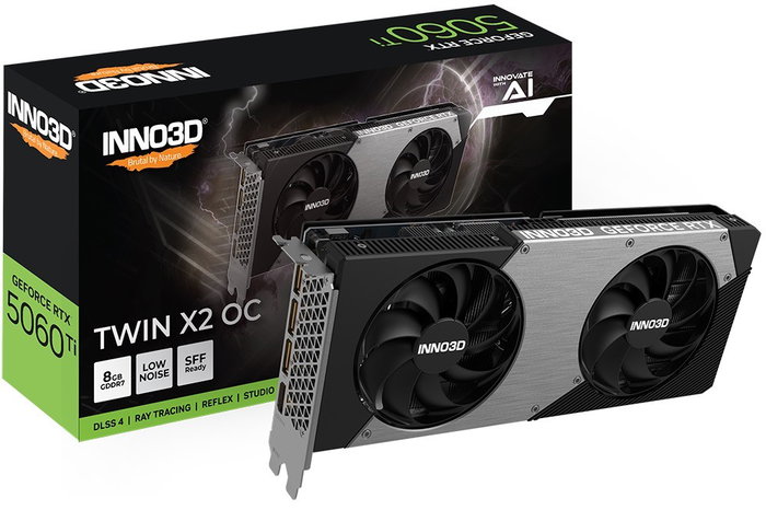 Inno3D GeForce RTX 5060 Ti TWIN X2 OC 8GB GDDR7 Inno3D GeForce RTX 5060 Ti TWIN X2 OC 8GB GDDR7