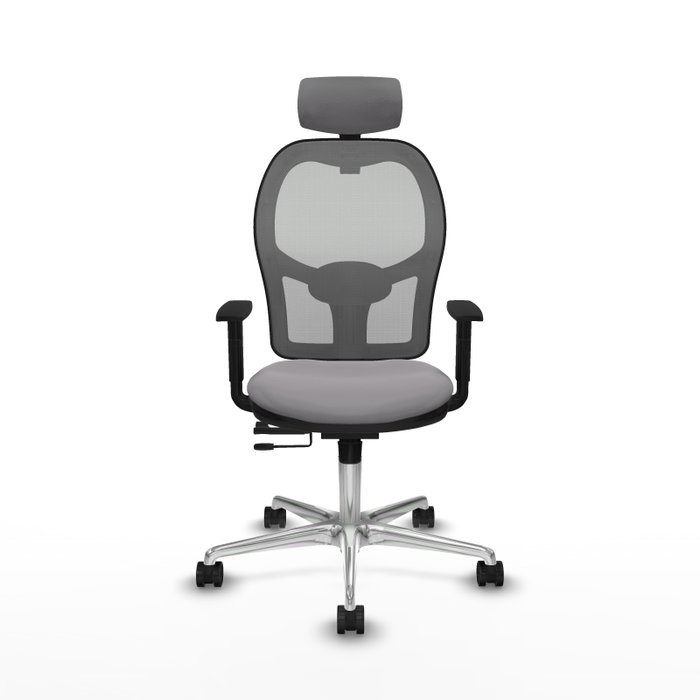 PIQUERAS Y CRESPO Silla de oficina Jorquera Gris con mecanismo Sincro/Traslack PIQUERAS Y CRESPO Silla de oficina Jorquera Gris con mecanismo Sincro/Traslack