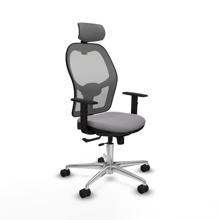 PIQUERAS Y CRESPO Silla de oficina Jorquera Gris con mecanismo Sincro/Traslack PIQUERAS Y CRESPO Silla de oficina Jorquera Gris con mecanismo Sincro/Traslack