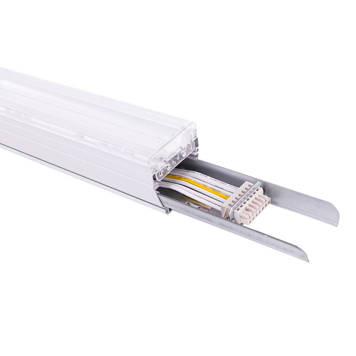 Luminaria Lineal LED 60W 7.800Lm 6000K Blanco Frío Regulable DALI WR6870-RAIL-1418-7X-CW Luminaria Lineal LED 60W 7.800Lm 6000K Blanco Frío Regulable DALI WR6870-RAIL-1418-7X-CW