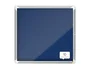 Nobo Vitrina de anuncios Premium Plus fieltro azul 6xA4 con cerradura y marco de aluminio