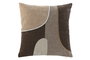 DKD Home Decor Cojin Collection Cushions ch1c25 Urban Beige Marron Patchwork Algodon Poliester 45 x 45 cm (2 Unidades)