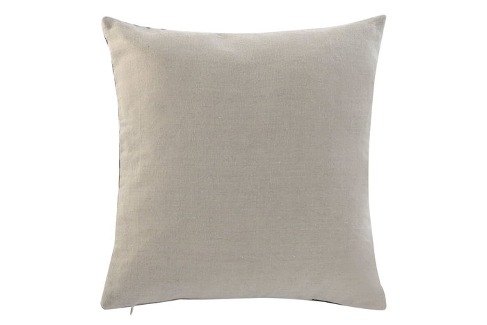 DKD Home Decor Cojin Collection Cushions ch1c25 Urban Beige Marron Patchwork Algodon Poliester 45 x 45 cm (2 Unidades)