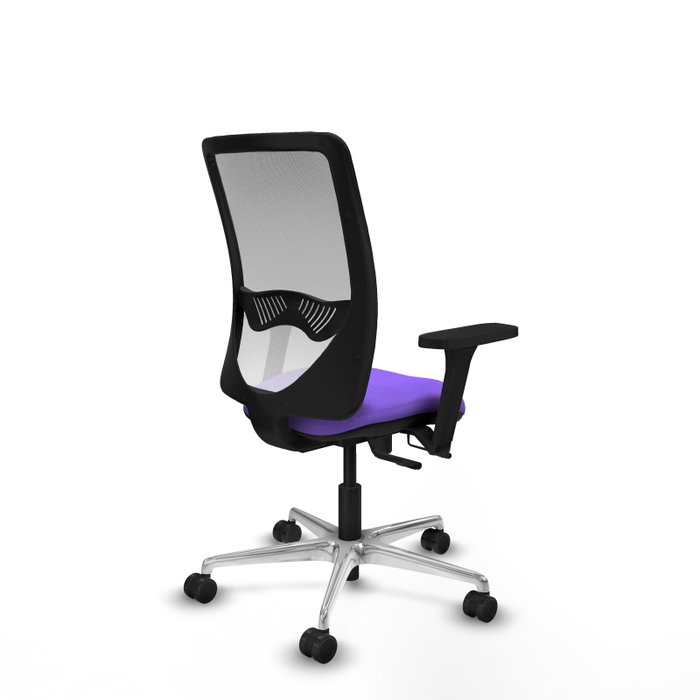 PIQUERAS Y CRESPO Silla de oficina Zulema con mecanismo Sincro/Traslack, Lila y Blanco PIQUERAS Y CRESPO Silla de oficina Zulema con mecanismo Sincro/Traslack, Lila y Blanco