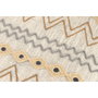 DKD Home Decor Descalzadora de Algodón y Mango con Bordado Ikat