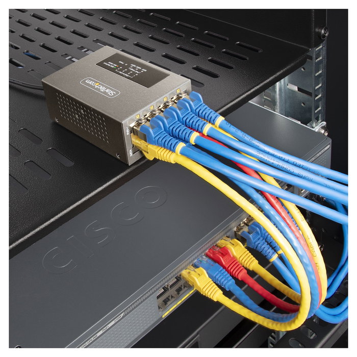 StarTech AS445C-POE-INJECTOR Inyector PoE++ de 4 puertos, 160W, 5Gbps StarTech AS445C-POE-INJECTOR Inyector PoE++ de 4 puertos, 160W, 5Gbps