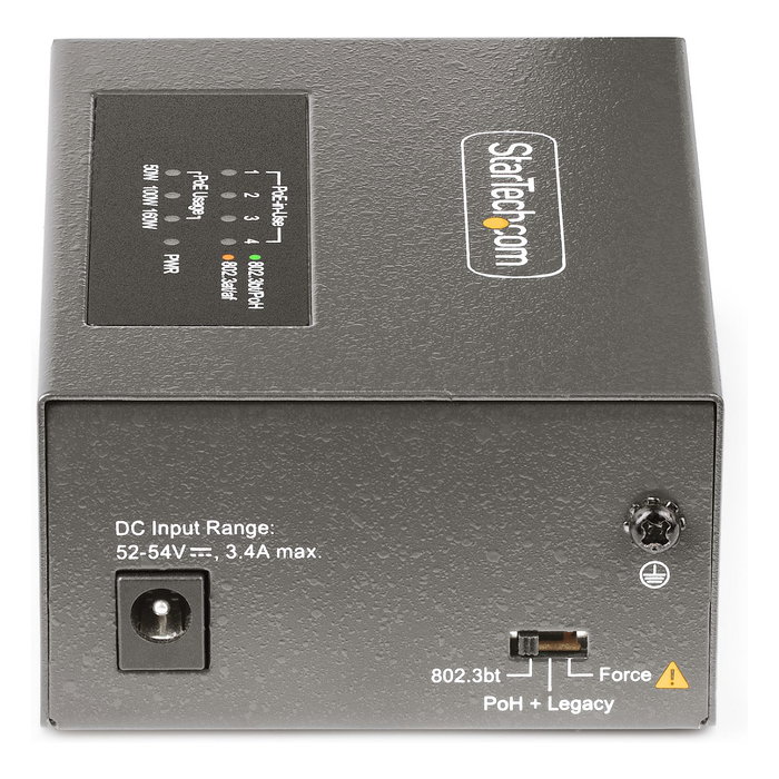 StarTech AS445C-POE-INJECTOR Inyector PoE++ de 4 puertos, 160W, 5Gbps StarTech AS445C-POE-INJECTOR Inyector PoE++ de 4 puertos, 160W, 5Gbps