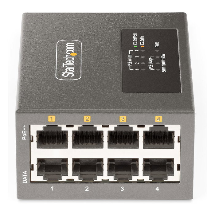 StarTech AS445C-POE-INJECTOR Inyector PoE++ de 4 puertos, 160W, 5Gbps StarTech AS445C-POE-INJECTOR Inyector PoE++ de 4 puertos, 160W, 5Gbps