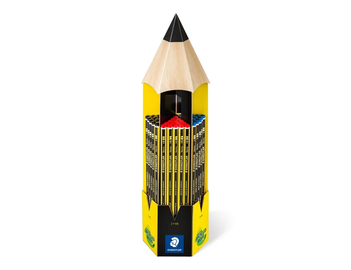 Staedtler Noris 120 Expositor Giratorio de 576 Lápices de Grafito Surtidos