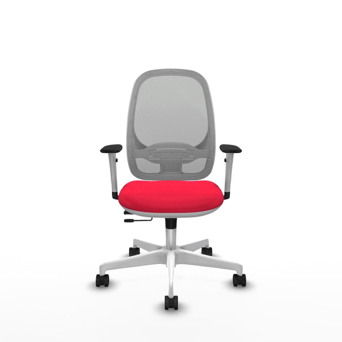 PIQUERAS Y CRESPO Silla de oficina Cilanco con mecanismo Sincro/Traslack, Rojo y Gris PIQUERAS Y CRESPO Silla de oficina Cilanco con mecanismo Sincro/Traslack, Rojo y Gris