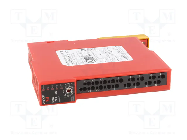 OMRON G9SE-221-T05 Relé de seguridad 24VDC con 4 entradas