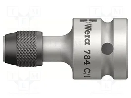 WERA Adaptador bit hexagonal a cuadrado 1/2 de 12,5mm