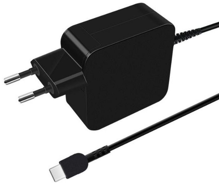 CoreParts Adaptador de Corriente USB-C 90W 5V 2.4A-20V4.5A con Conector Europeo y Reino Unido