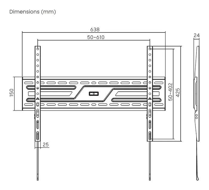 Aisens Soporte de pared Eco Ultra Delgado WT86F-313 para TV de 37-86 pulgadas Aisens Soporte de pared Eco Ultra Delgado WT86F-313 para TV de 37-86 pulgadas